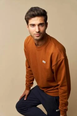 ARKK Box Logo Crewneck | Caramel Cafe -ARKK SALE SHOP ARKK Box Logo Crewneck Caramel Cafe Crewneck AA5155 0354 3