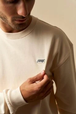 ARKK Box Logo Crewneck | Light Sand -ARKK SALE SHOP ARKK Box Logo Crewneck Light Sand Crewneck AA5152 0246 2 39c26e43 b03f 4ae3 bf95 2fc25f592286