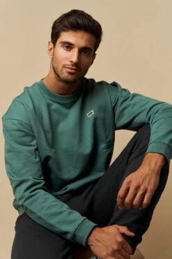 ARKK Box Logo Crewneck | Silver Pine -ARKK SALE SHOP ARKK Box Logo Crewneck Silver Pine Crewneck AA5153 0353 2