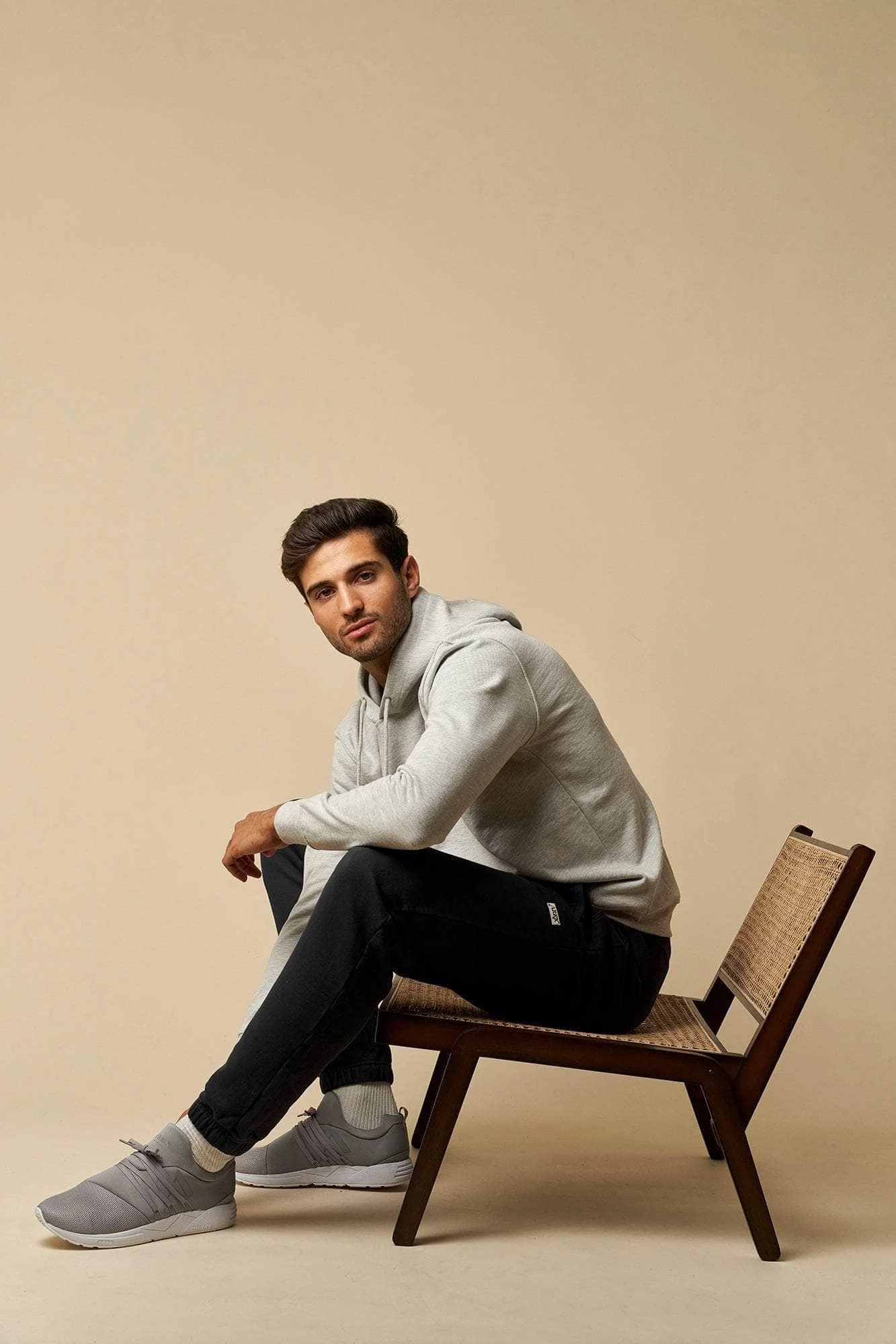 ARKK Box Logo Hoodie | Grey Melange 4 ARKK Box Logo Hoodie | Grey Melange - Image 2