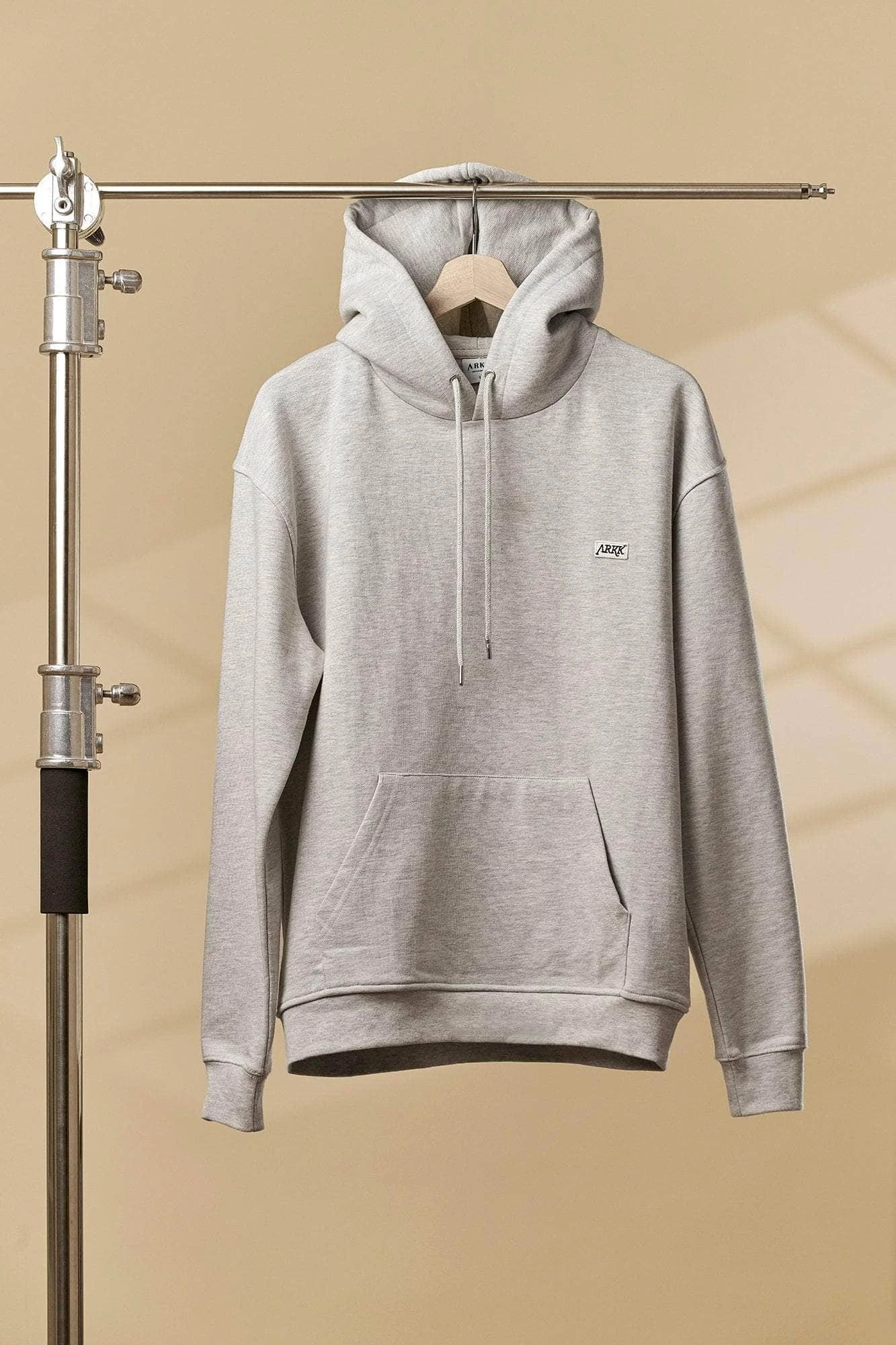 ARKK Box Logo Hoodie | Grey Melange 9 ARKK Box Logo Hoodie | Grey Melange - Image 7