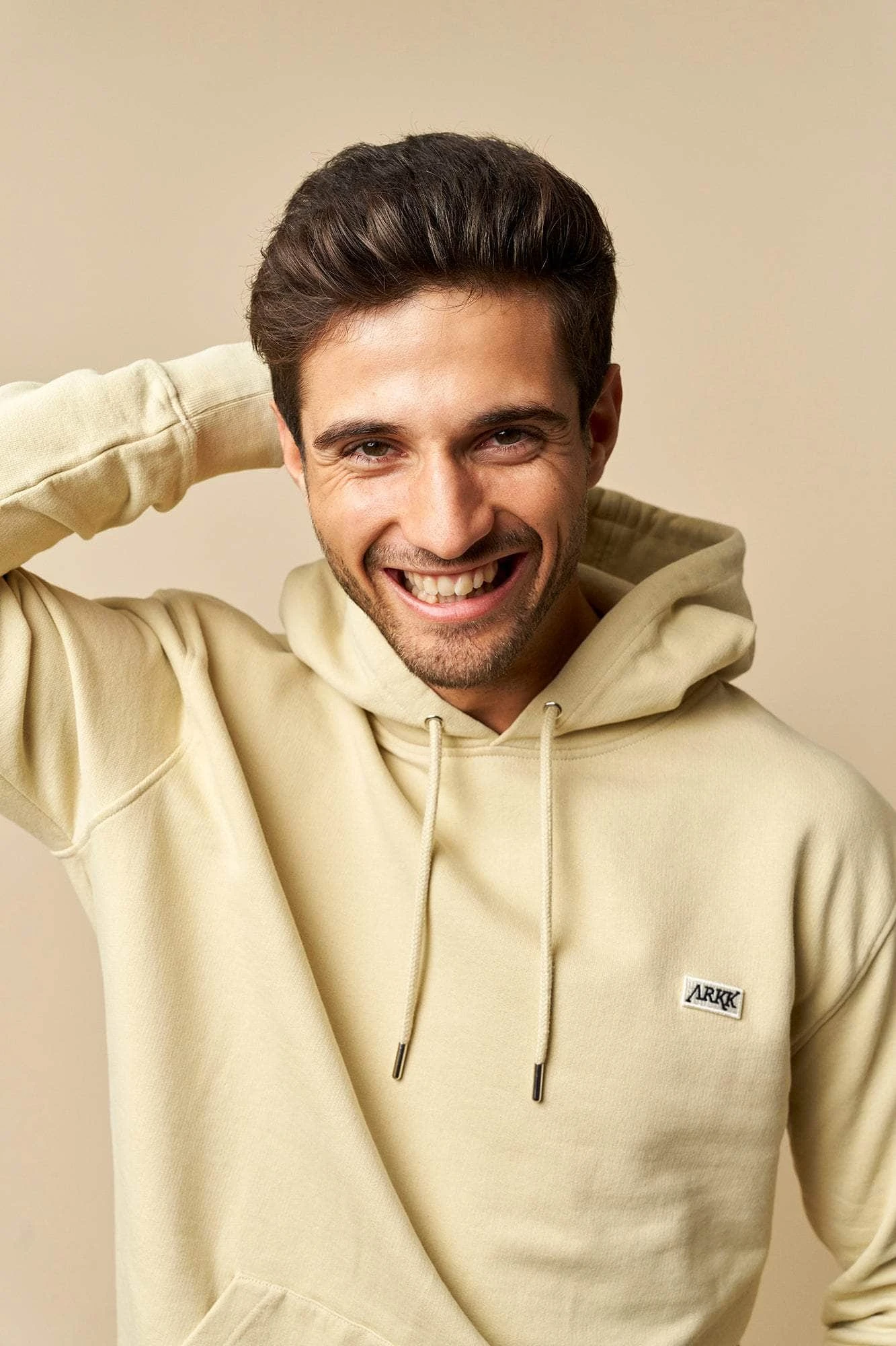 ARKK SALE SHOP -ARKK SALE SHOP ARKK Box Logo Hoodie Light Desert Hoodie AA5131 0210 1 1