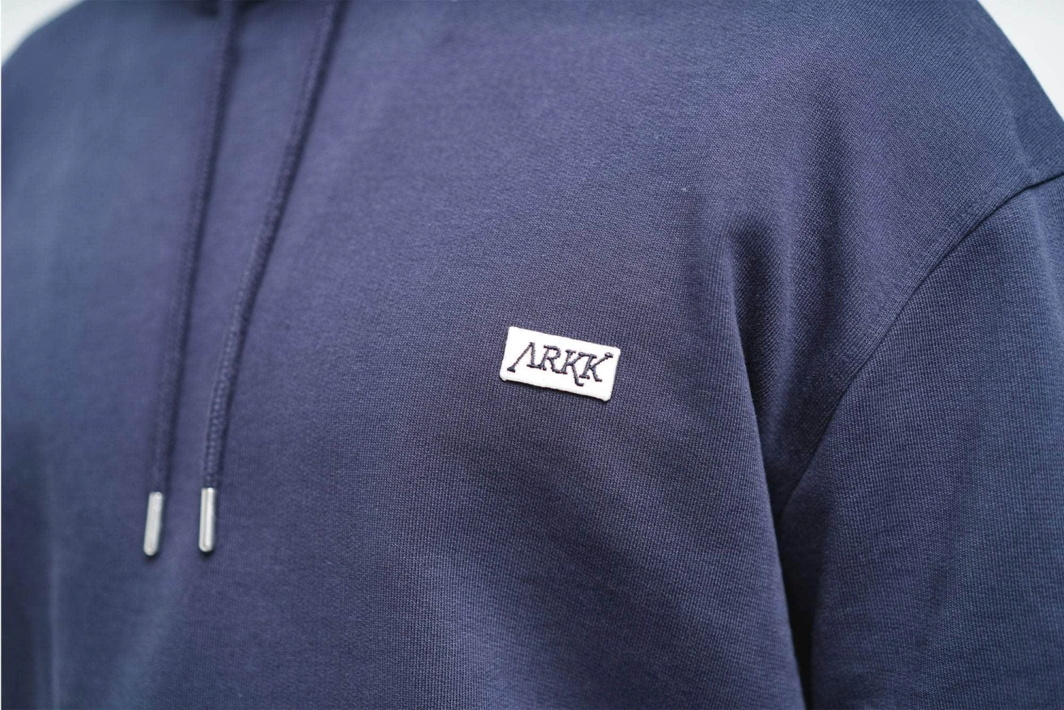 ARKK Box Logo Hoodie | Maritime Blue 5 ARKK Box Logo Hoodie | Maritime Blue - Image 3