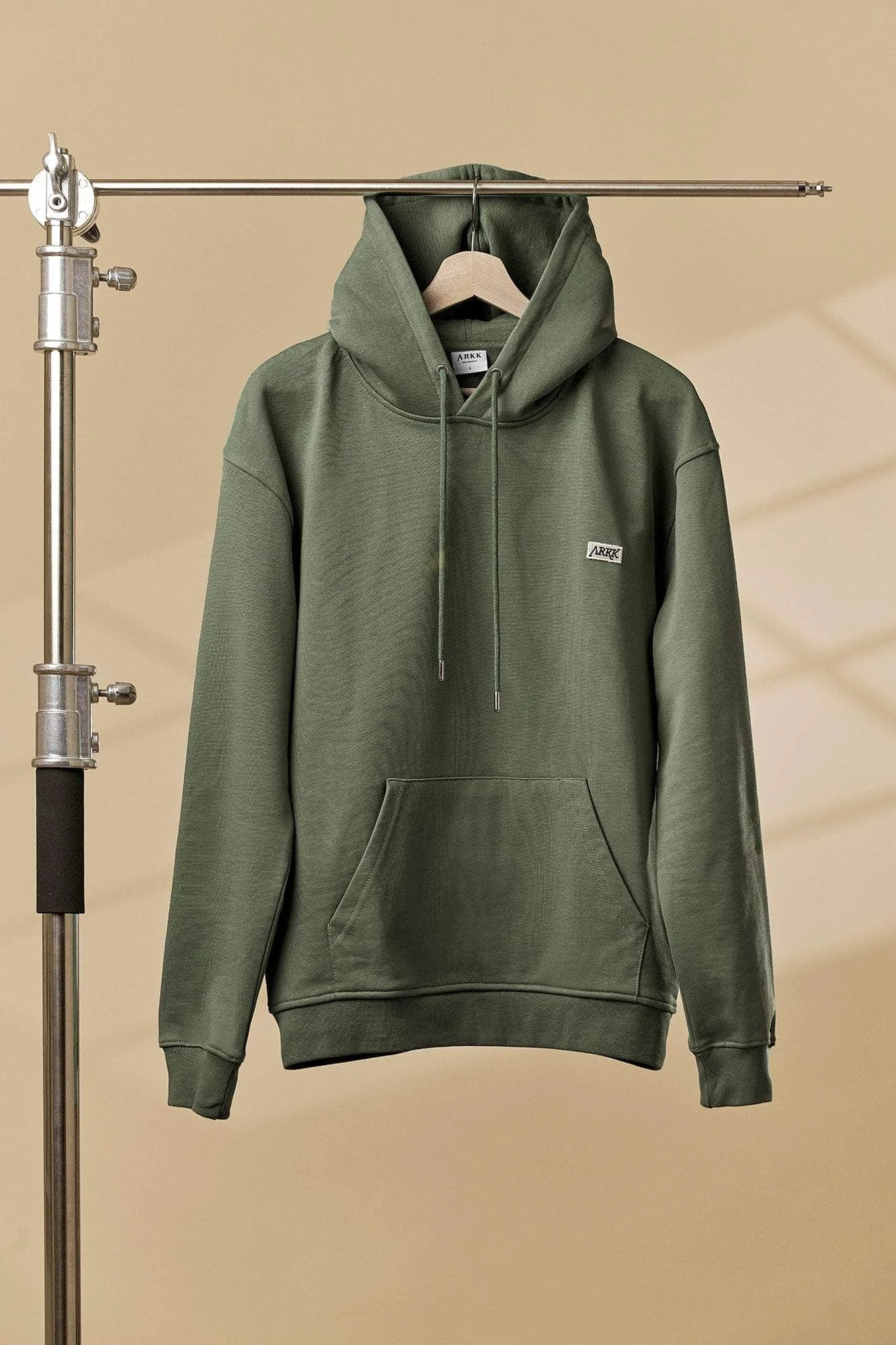 ARKK Box Logo Hoodie | Oil Green 9 ARKK Box Logo Hoodie | Oil Green - Image 7
