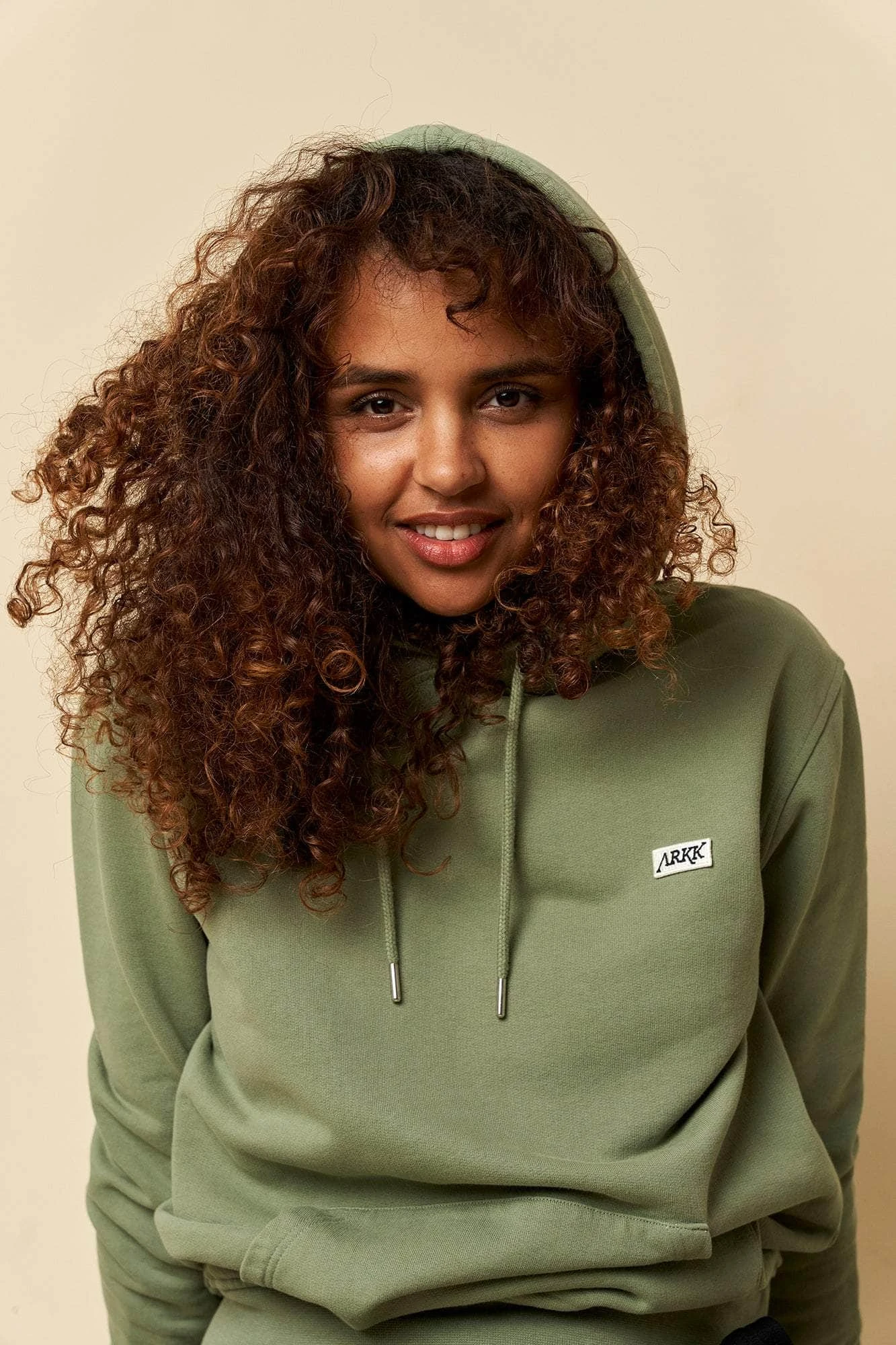 ARKK Box Logo Hoodie | Oil Green 3 ARKK Box Logo Hoodie | Oil Green