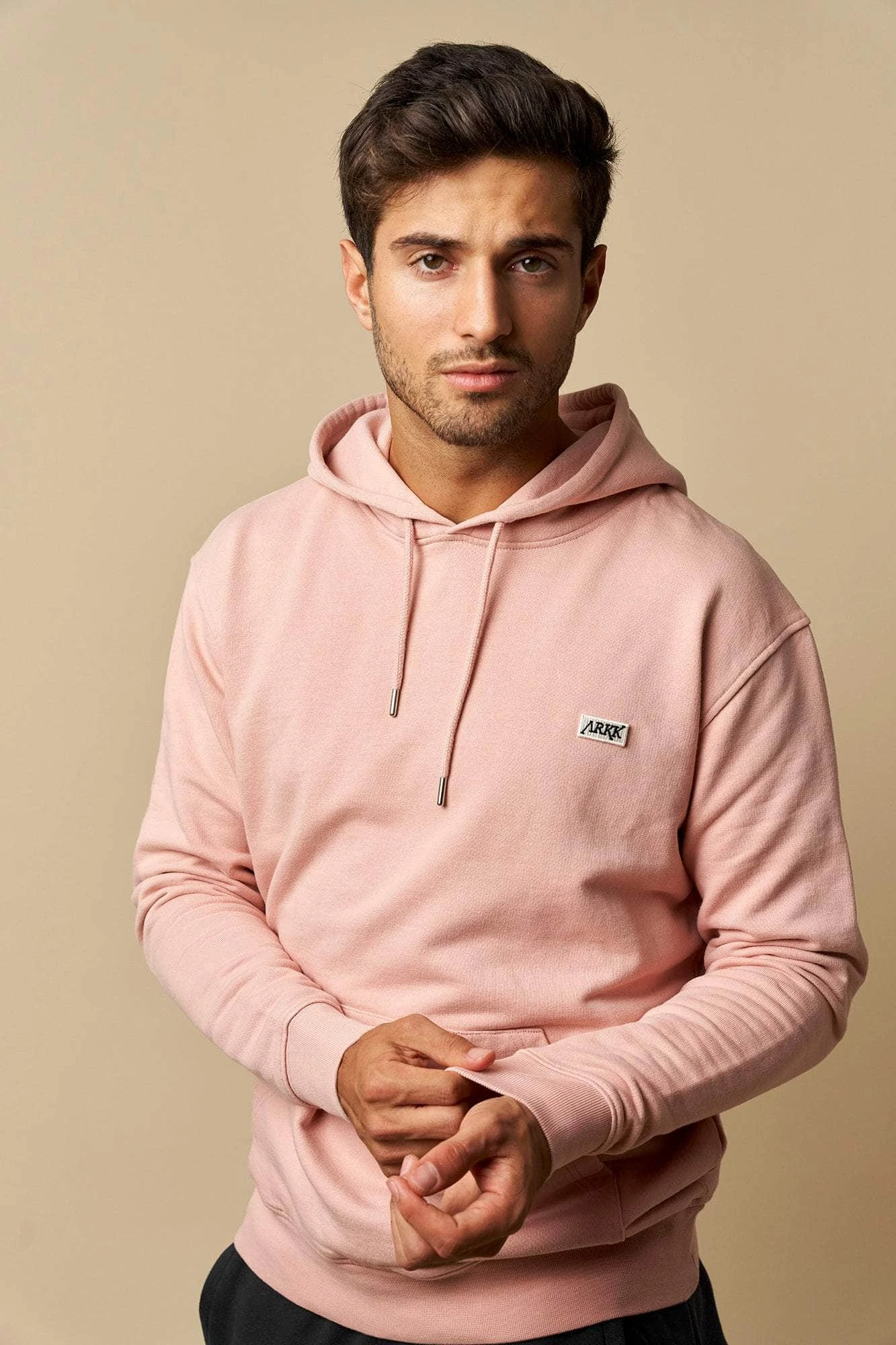ARKK Box Logo Hoodie | Rose Blush 5 ARKK Box Logo Hoodie | Rose Blush - Image 3