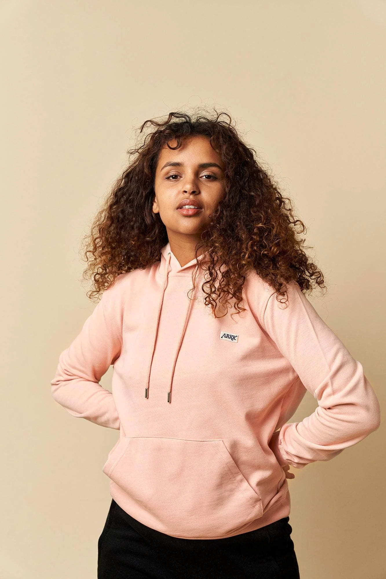 ARKK Box Logo Hoodie | Rose Blush 3 ARKK Box Logo Hoodie | Rose Blush