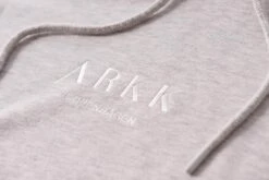 ARKK Box Logo Hoodie | Snow Melange -ARKK SALE SHOP ARKK Box Logo Hoodie Snow Melange Hoodie AA5105 0023 2