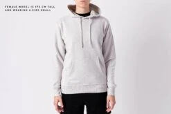 ARKK Box Logo Hoodie | Snow Melange -ARKK SALE SHOP ARKK Box Logo Hoodie Snow Melange Hoodie AA5105 0023 5