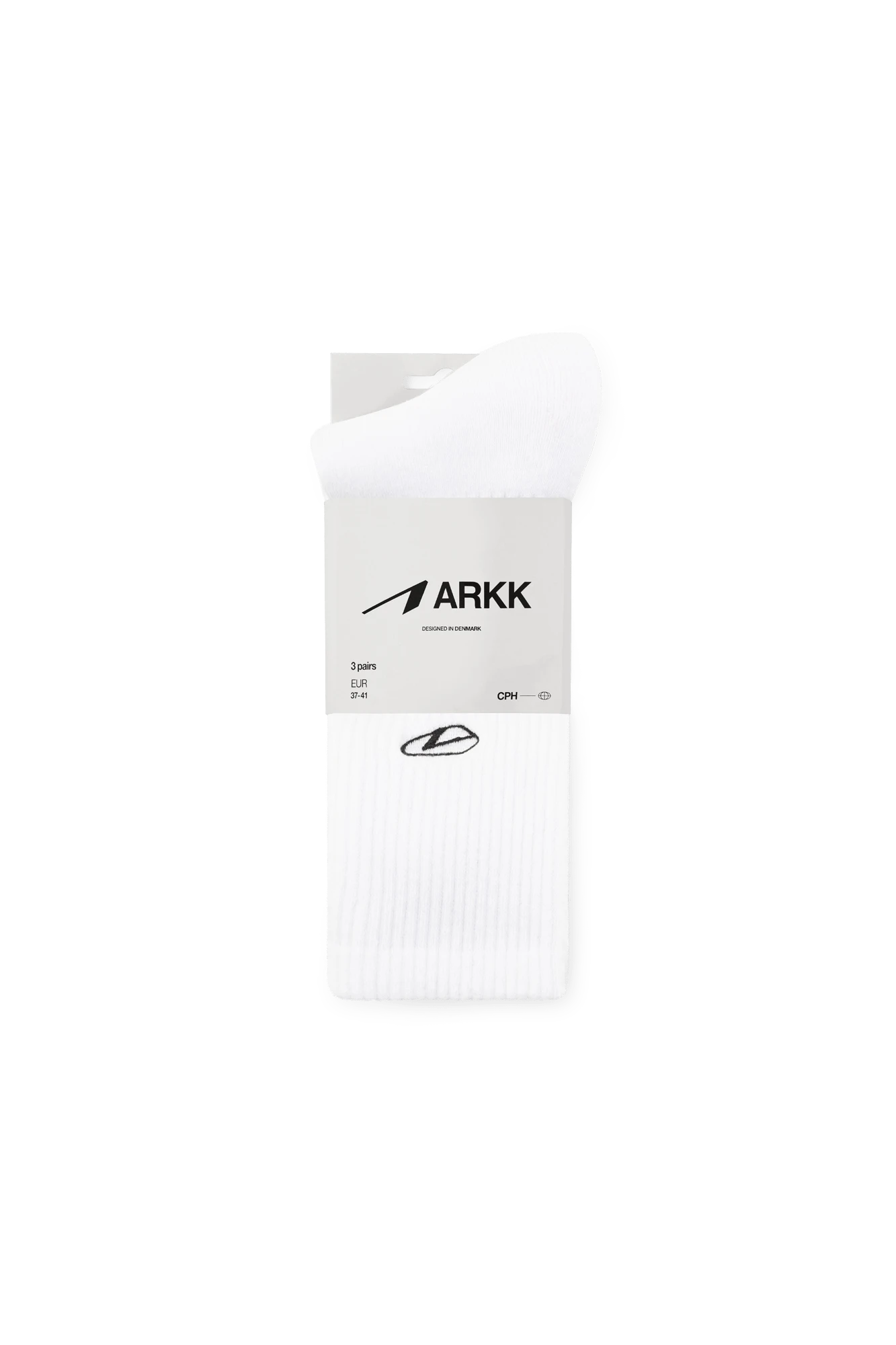 ARKK Cushioned Socks 3-pack Bright | White 4 ARKK Cushioned Socks 3-pack Bright | White - Image 2