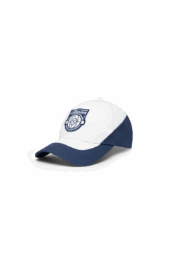 ARKK Football Cap | White Dark Blue