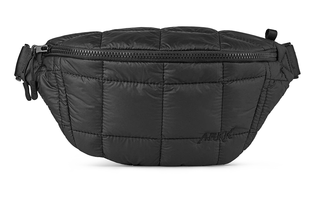 ARKK Padded Logo Bumbag | Black 3 ARKK Padded Logo Bumbag | Black