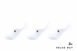 The No Show Sock White - 3pack